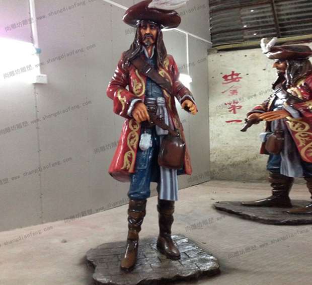杰克海盗雕塑1