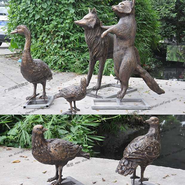 其他仿铜动物雕塑