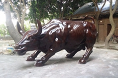 【公园雕塑】拓荒牛雕塑，改革开放中创业者的象征