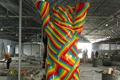 【动物雕塑】彩绘熊雕塑  款款新颖！款款时尚！