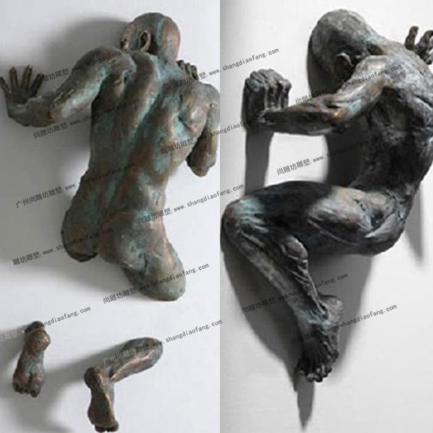 抽象人物雕塑1