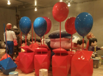 【气球组合】小时候情有独钟的气球现在用雕塑表现出来还是一样受欢迎吗？