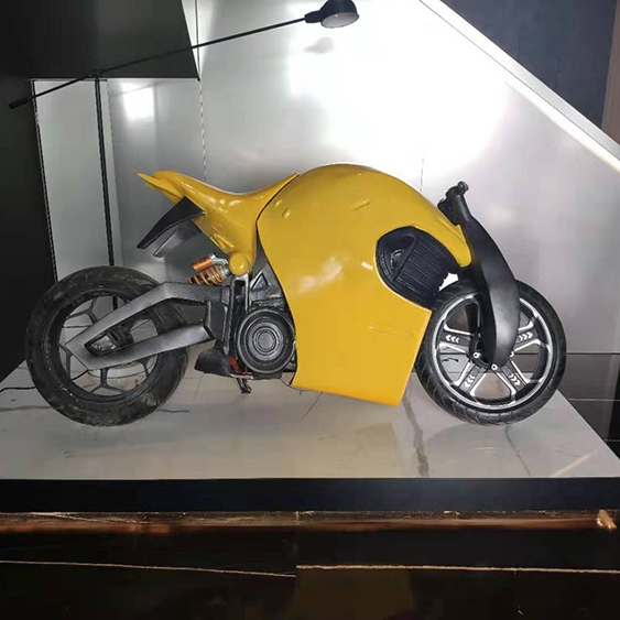 2020最新款玻璃钢材质酷炫摩托车雕塑摆件 展厅专用展品